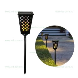 Stalp Gradina Solar cu Filament 700mm