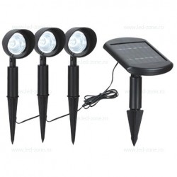 Proiector LED Gradina Solar Set 3 Bucati MAGIC