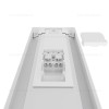 Corp Iluminat LED CCT 36W 120cm Senzor Miscare Microwave IP40