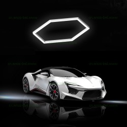 Hexagon LED Honeycomb 54W Tub 566mm