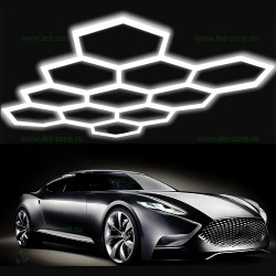 Set 11 Hexagoane LED Honeycomb 576W Tuburi 566mm