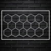 Set 15 Hexagoane LED Honeycomb 552W Tuburi 443mm