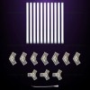 Set 2 Hexagoane LED Honeycomb 90W Tuburi 565mm