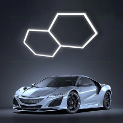 Set 2 Hexagoane LED Honeycomb 90W Tuburi 565mm
