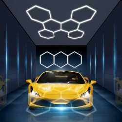 Set 3 Hexagoane LED Honeycomb 160W Tuburi 440mm