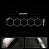 Set 5 Hexagoane LED Honeycomb 200W Tuburi 440mm LZ4103