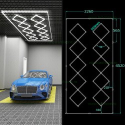 Set Tub LED Modular 600W Tuburi 565mm LZ3950