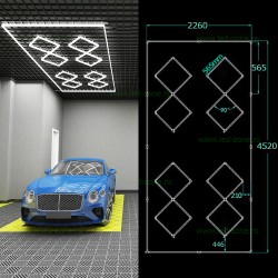 Set Tub LED Modular 600W Tuburi 565mm LZ3953