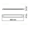 Corp Iluminat LED 18W 60cm