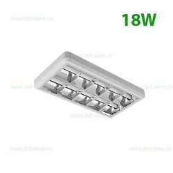 Corp Iluminat LED 18W 60cm Aplicat 2x9W Tub T8