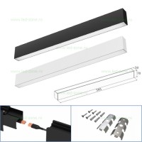 CORPURI LED LINIARE INTERIOR, Corp Iluminat LED 20W 60cm Suspendat Interconectabil LZ7225, LED-Zone.ro