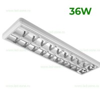 CORPURI LED LINIARE INTERIOR, Corp Iluminat LED 36W 120cm Aplicat 2x18W Tub T8, LED-Zone.ro