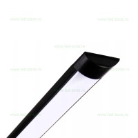 CORPURI LED LINIARE INTERIOR, Corp Iluminat LED 18W 60cm Negru, LED-Zone.ro
