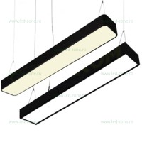 CORPURI LED LINIARE INTERIOR, Corp Iluminat LED 48W 120cm Suspendat LZ1151, LED-Zone.ro