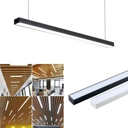Corp Iluminat LED 55W 120cm Suspendat Negru OFFICE