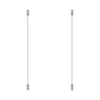 CORPURI LED LINIARE, Black Friday - Set 2 Lanturi pentru Montaj Suspendat Corpuri Iluminat BN, LED-Zone.ro