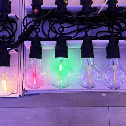 Ghirlanda  5M cu 10 Becuri LED Glob Clar