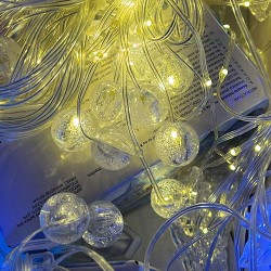 Instalatie LED Perdea Globuri Diverse Culori 3.6x0.65m