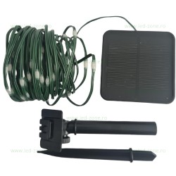 Instalatie Pom Craciun 100 LED-uri Solara 10m