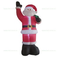 FIGURINE GONFLABILE EXTERIOR, Figurina Gonflabila Mos Craciun 3.6m LZ03, LED-Zone.ro