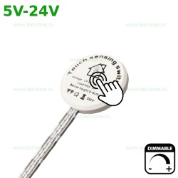 Intrerupator ON-OFF Touch Control Dimabil 5V-24V