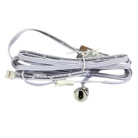 LED DIVERSE, Black Friday - Senzor IR Argintiu Surse Rafturi 3 Fire 5A 12V-24V LZ8339, LED-Zone.ro