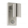 Aplica LED 3W Exterior cu Senzor RIGA 5 Argintie