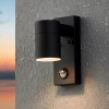 Aplica LED 3W Exterior cu Senzor RIGA 5 Neagra