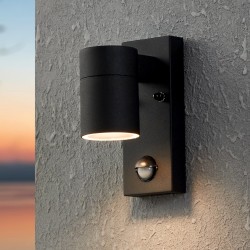 Aplica LED 3W Exterior cu Senzor RIGA 5 Neagra