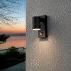 Aplica LED 3W Exterior cu Senzor RIGA 5 Neagra