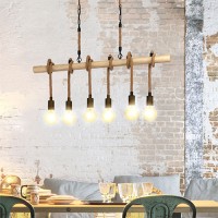 LUSTRE LED SUSPENDATE, Black Friday - Lustra 6 Socluri Vintage E27 YOUNGSTOWN 6, LED-Zone.ro