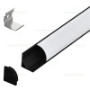 Profil Aluminiu Aplicat 90 Grade Dispersor Mat 1M 11MM LZ9894