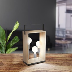 Veioza LED 3xE27 Vintage FAMBOROUGH 