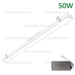 Corp Iluminat LED 50W 150cm Incastrabil Liniar Alb Emergenta