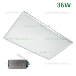 Panou LED 36W 60x30cm STELLAR Incastrabil Alb Emergenta 