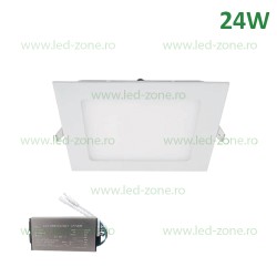 Spot LED Patrat 24W Alb Emergenta