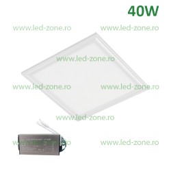 Panou LED 40W 60x60cm Incastrabil Alb Kit Emergenta 