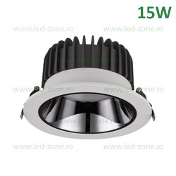 Spot LED 15W Rotund EL-1540 Negru-Gri Emergenta