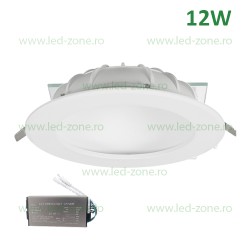 Spot LED 12W Rotund Indirect Alb Emergenta