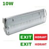 Indicator LED 10W Exit Hidrant IP65 cu Autocolant