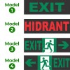 Indicator LED 3W Exit Hidrant cu Autocolant