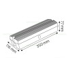 Indicator LED 4.5W Exit cu Autocolant HENRY