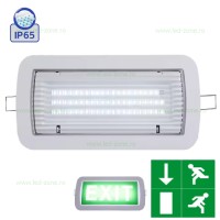 INDICATOARE LED, Indicator LED 8W Exit cu Autocolant KANU, LED-Zone.ro