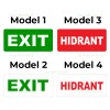 Indicator LED 10W Exit Hidrant IP65 cu Autocolant