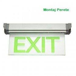 Indicator LED Exit Acril Montaj Perete