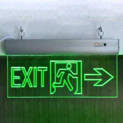 Indicator LED Exit Dreapta Acril