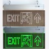 Indicator LED Exit Sus Acril