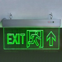 ILUMINAT DE SIGURANTA CU LED, Black Friday - Indicator LED Exit Sus Acril, LED-Zone.ro