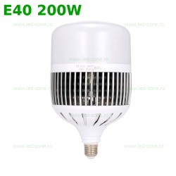 Bec LED E40 200W Iluminat Industrial Aluminiu