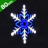 INSTALATII LED EXTERIOR, Black Friday - Instalatie LED Exterior Fulg de Zapada 80cm LZ367, LED-Zone.ro